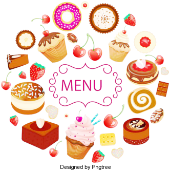 Cartoon Donut Dessert Cake, Desserts, Pastries, Ice - Logo Recette De Cuisine (360x360), Png Download