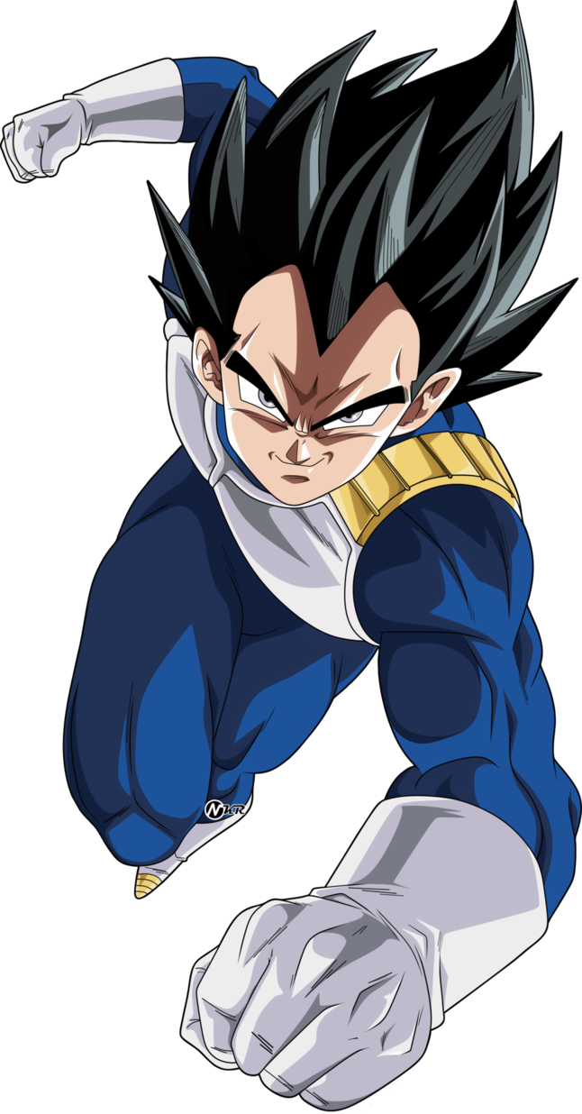 Vegeta Flying Png - Vegeta Migatte Png (646x1236), Png Download