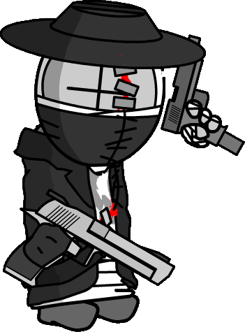 Kage Jason - Madness Combat Kage (351x475), Png Download