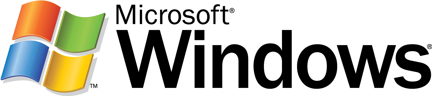 Windows Logo Png - Microsoft Windows Xp Professional Recovery Dvd (1482x382), Png Download