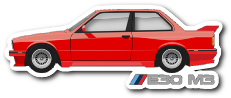 E30 M3 Sticker - Sticker (480x480), Png Download