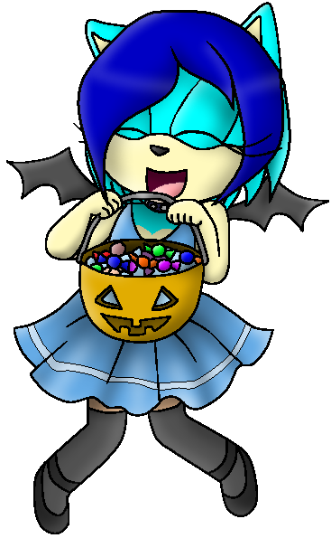Happy Halloween From Hitomi - Halloween (367x595), Png Download