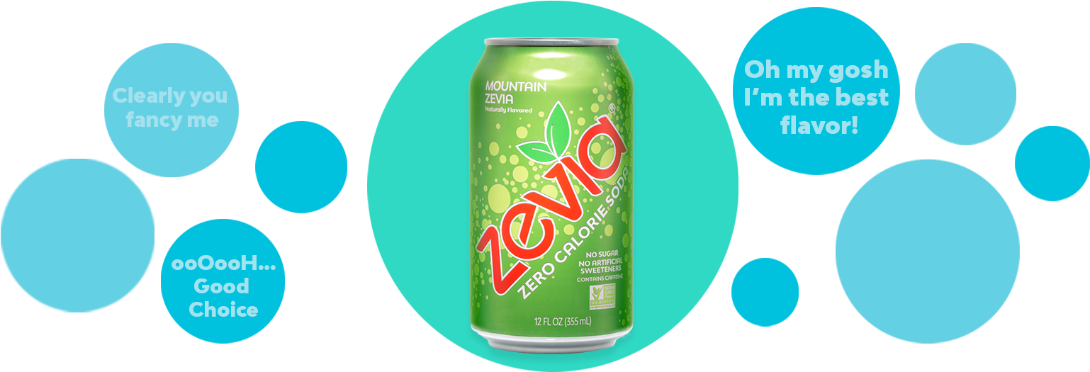 About Mountain Zevia - Zevia Mountain Zevia Zero Calorie Soda 12 Oz Cans - (1550x524), Png Download