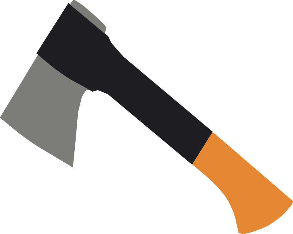 Battle Axe Hatchet Download Splitting Maul - Transparent Cartoon Axe (426x340), Png Download