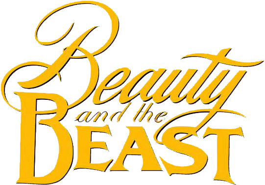 Beauty - La Belle Et La Bête Logo (558x397), Png Download
