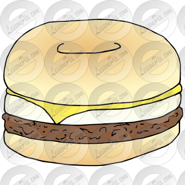 Graphic Freeuse Download Breakfast Picture For Classroom - Bagel (380x380), Png Download