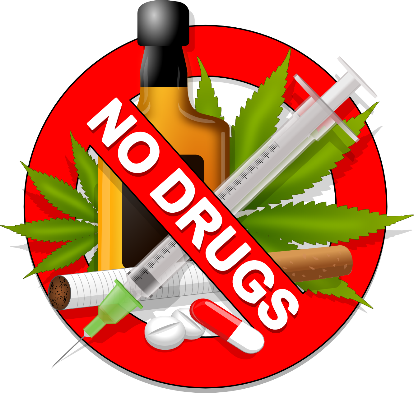 What To Drug Test For - No To Drugs Clipart (1280x1215), Png Download