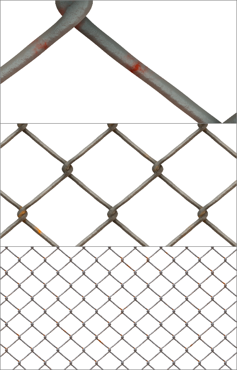 Rusty Chainlink Textures - Pilecký Nezapletené Pletivo Poplastované Ideal Zn+pvc (480x748), Png Download
