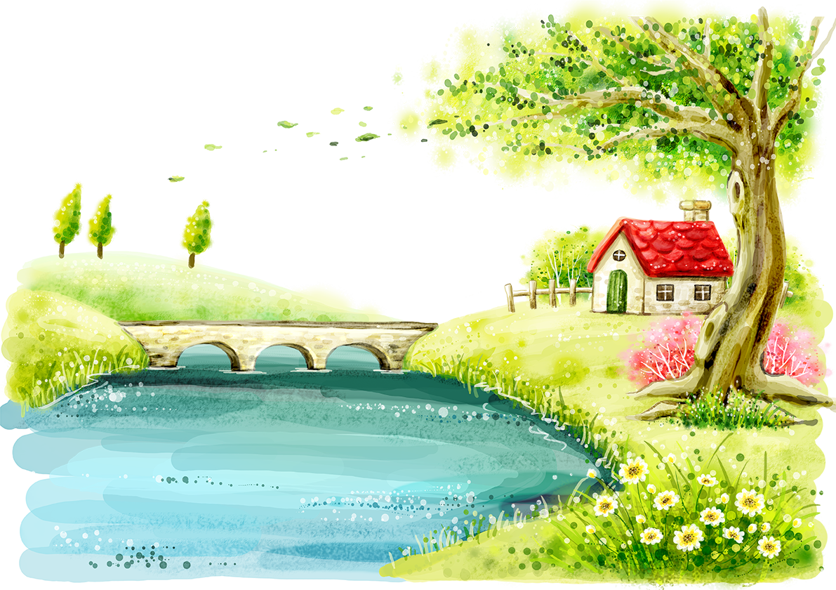 Cartoon Comics Architecture Illustration (1191x840), Png Download