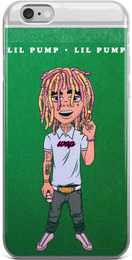 Lil Pump Wearing Wap Iphone Case By Wap Apparel Custom - Lil Pump Lil Pump Album Cover (1000x1000), Png Download
