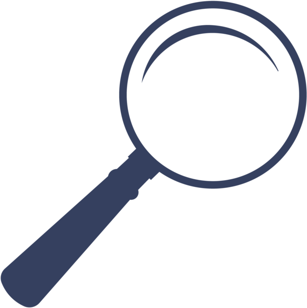 Transparency Magnifying Glass - Circle (1000x1000), Png Download