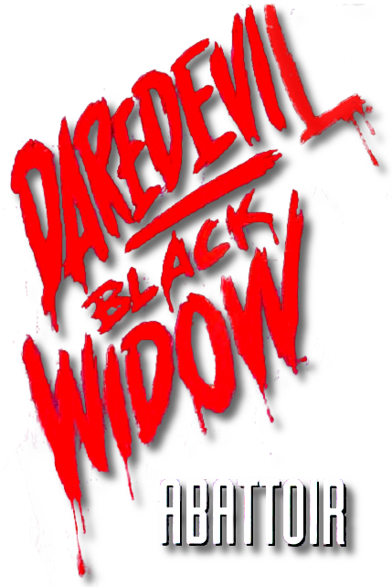 Daredevil Black Widow Abattoir - Daredevil (429x642), Png Download