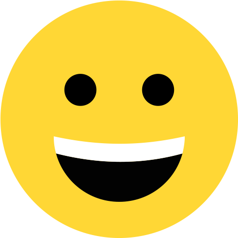 Emoji - Grin - Emoji (500x500), Png Download