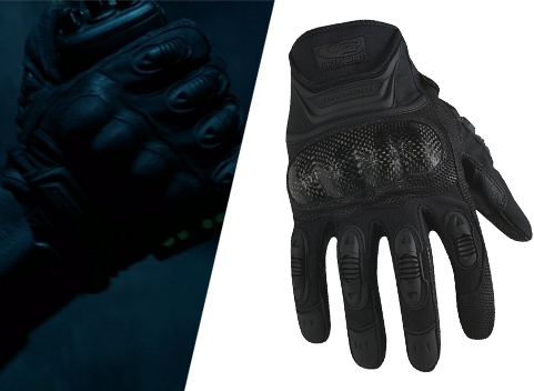 Gloves - Daredevil Man In Black Cosplay (481x352), Png Download