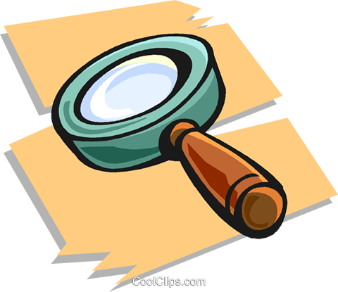 Magnifying Glass - Peaje Clipart (480x415), Png Download