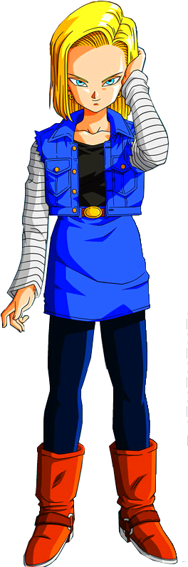 Android 18 Lazuli 2 By Alexiscabo1-d90v2q8 - Android 18 Android Saga (272x807), Png Download
