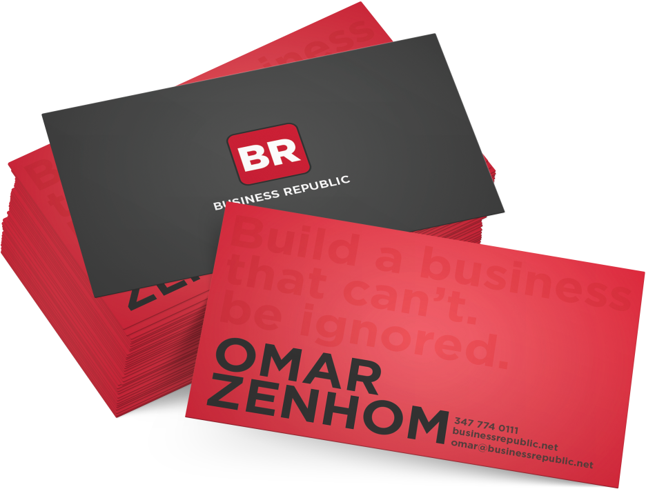 Omar Business Card Rendered - Event Host Business Card (1024x781), Png Download