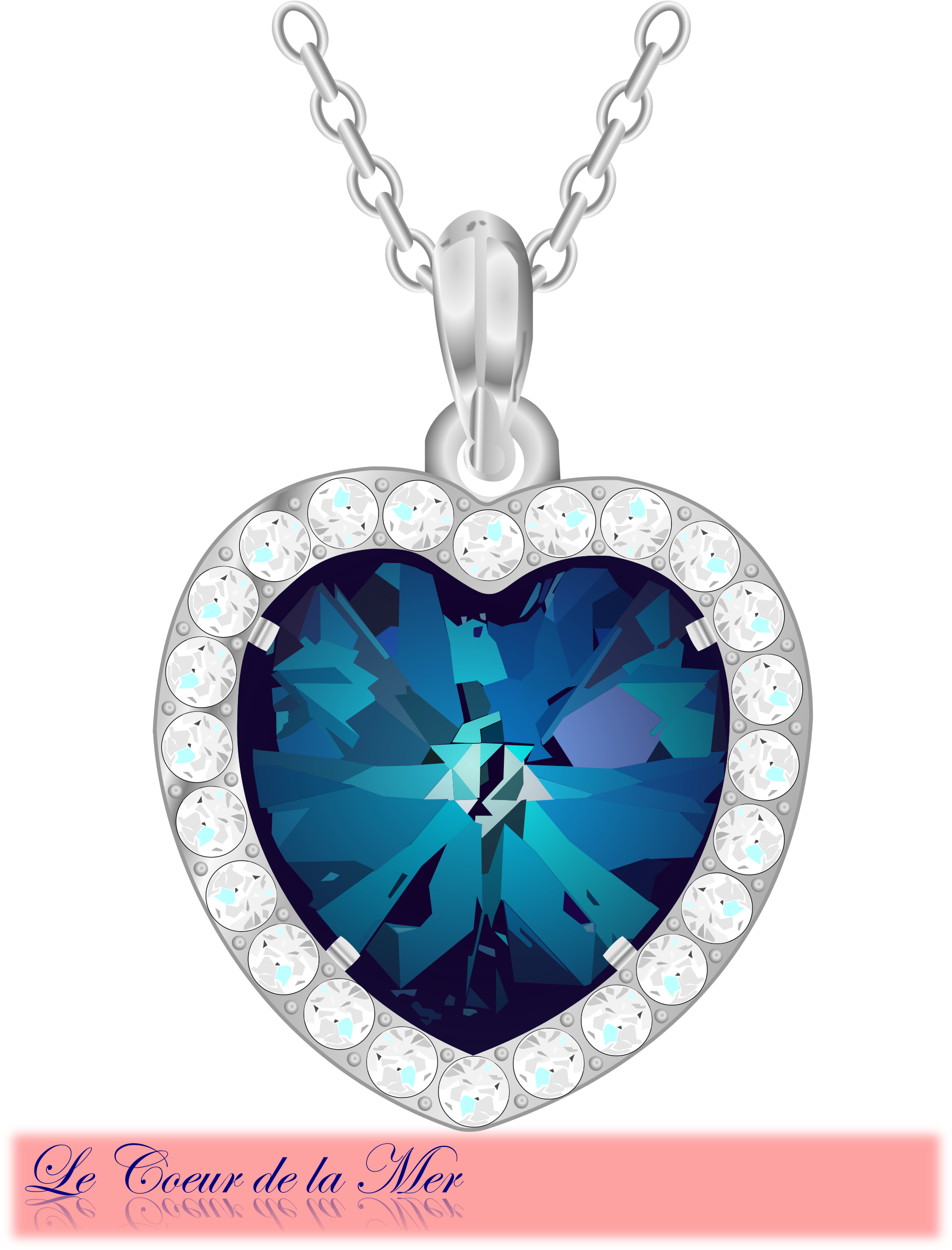 Image Library Library Heart Of The Ocean Big Image - Heart Of The Ocean Png (1855x2400), Png Download