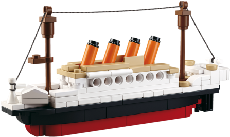 Sluban Titanic Small M38-b0576 - Titanic Mini Lego Set (500x343), Png Download