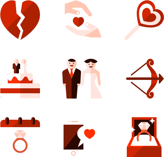 Romance 24 Icons - Icon (600x564), Png Download