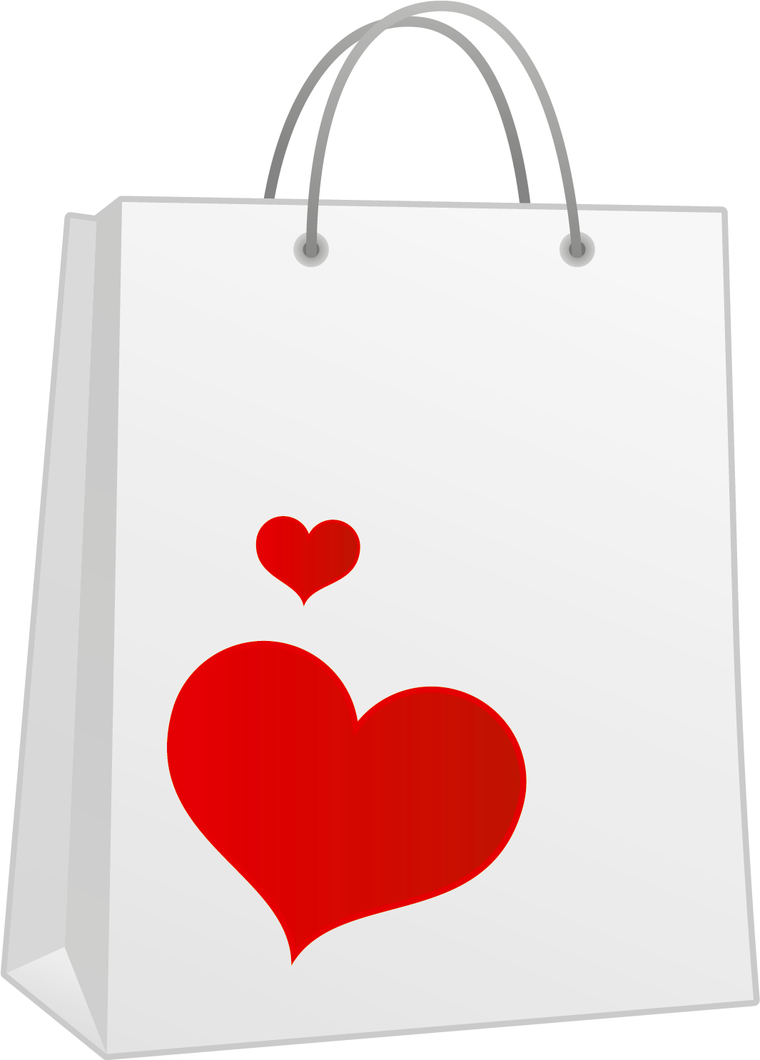 Sac Carton Pour Saint Valentin (1100x1536), Png Download