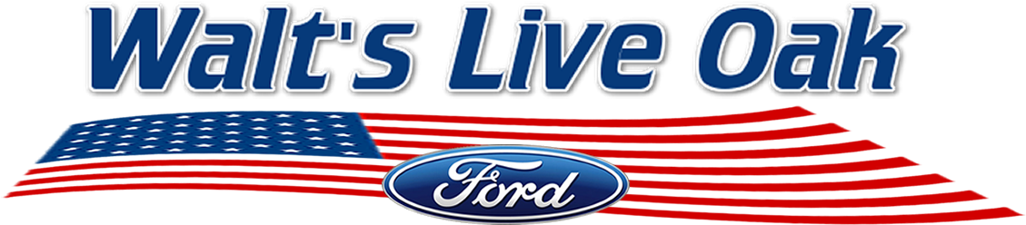 Walts Live Oak Ford - Walts Live Oak Ford Logo (1200x300), Png Download