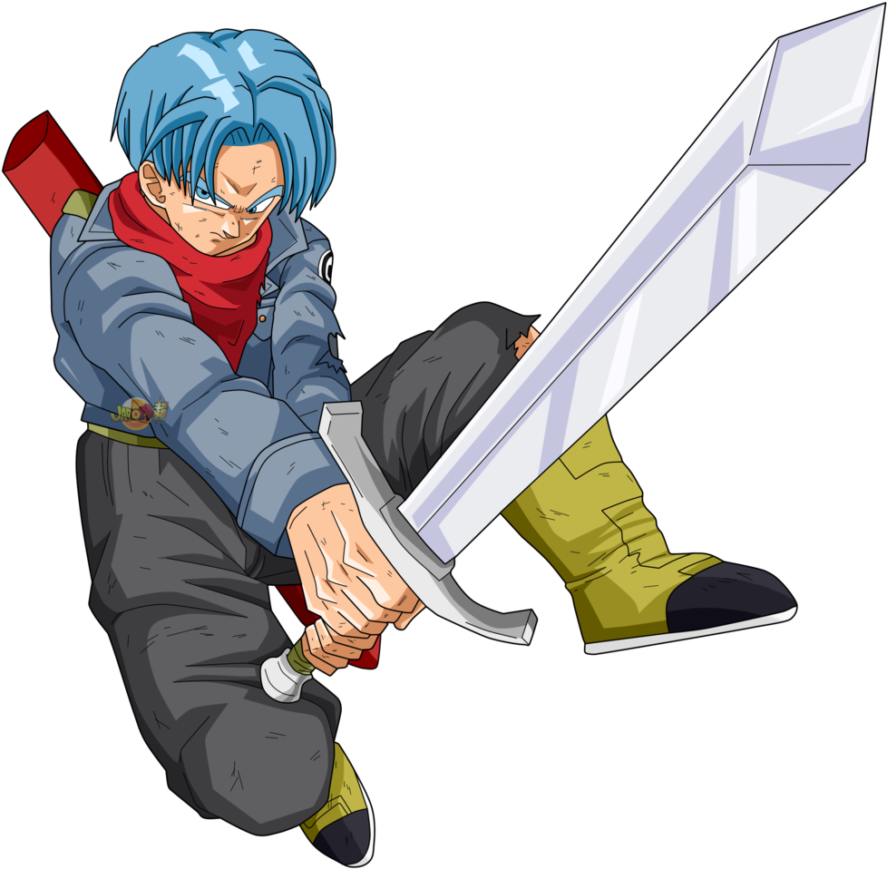 Mirai Trunks Paperbaby - Future Trunks Png Dbs (1024x983), Png Download