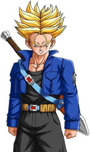 Future Trunks Ssj Render 14 Dragon Ball Legends By - Dragon Ball (292x495), Png Download