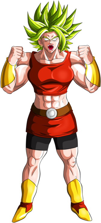 Future Trunks Vs - Kale Broly (350x760), Png Download