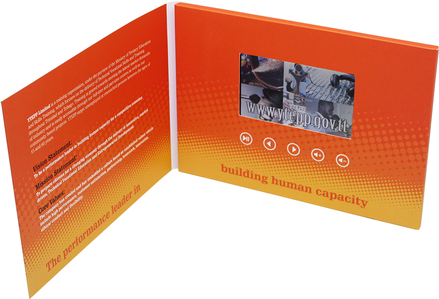 Video Brochure With - Video Brochure Png (1000x656), Png Download