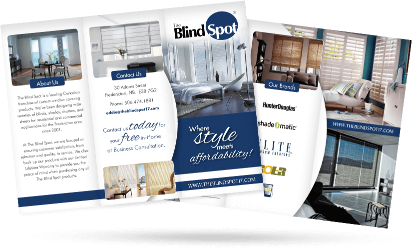 Blindspot Brochure - Fredericton (988x554), Png Download