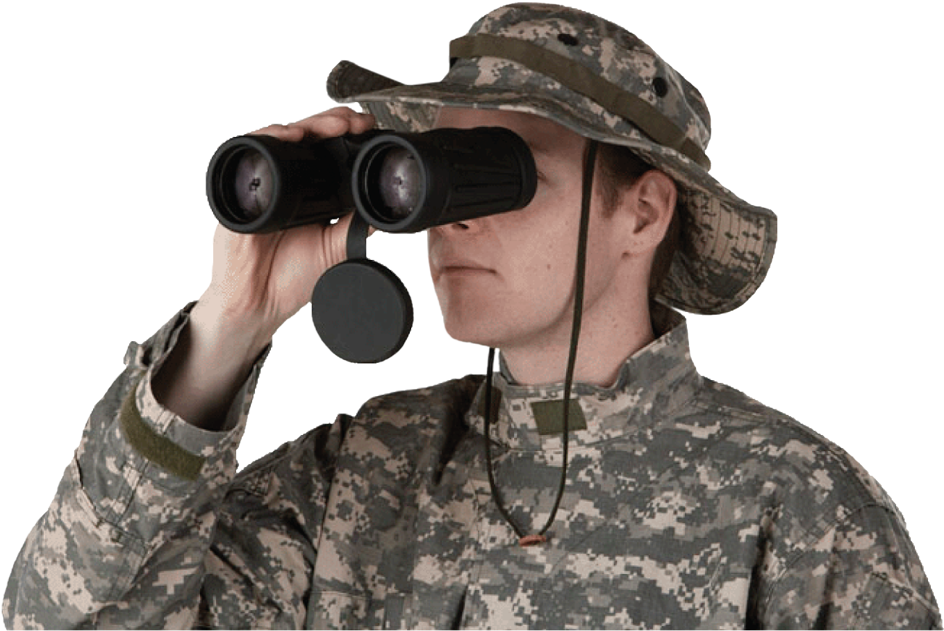Next - Soldier Binoculars (1382x975), Png Download