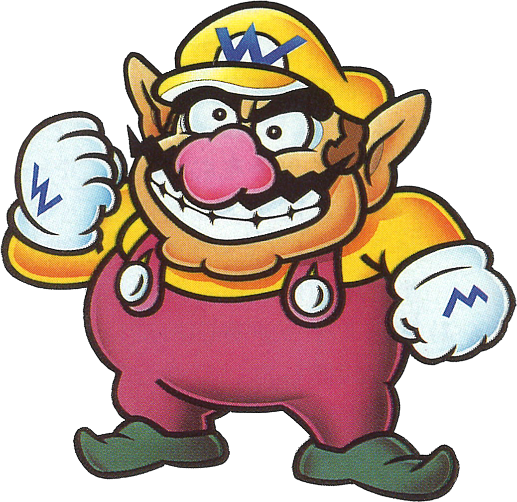 Wario Artwork From Super Mario - Wario Mario Land 2 (1117x1117), Png Download