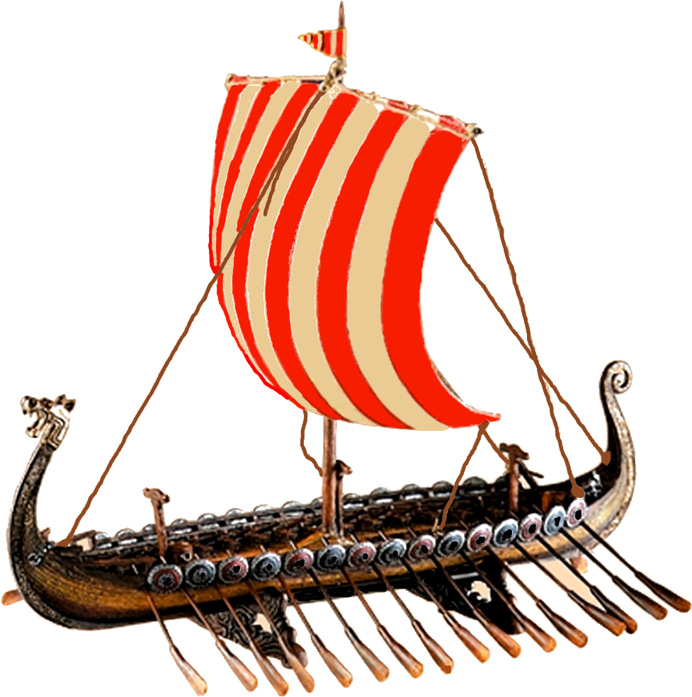 Viking Ship Clipart Transparent - Viking Longboat Png (1111x1004), Png Download