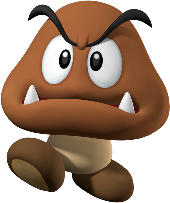 New Super Mario Bros - New Super Mario Bros 2 Goomba (1000x1000), Png Download