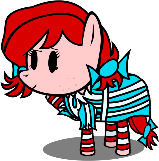 Yoshigreenwater, Crossover, Paper Mario, Paper Pony, - Transparent Background Wendys Logo (1280x720), Png Download