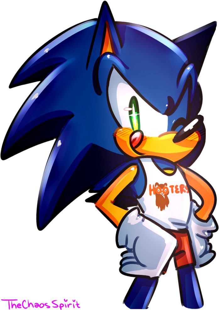 Ter Thechaos Spirit Mario & Sonic At The Rio 2016 Olympic - Sonic The Hedgehog Hooters (900x1000), Png Download