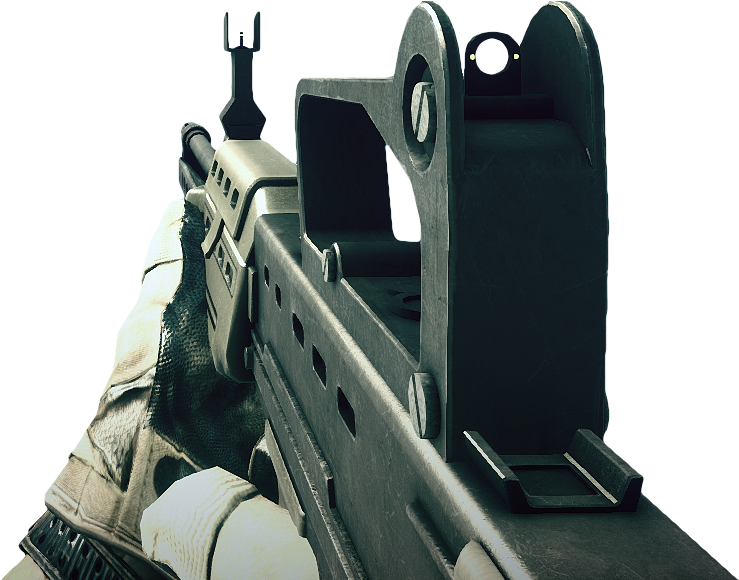 Bf3 L86a2 Render - First Person Shooter Png (762x579), Png Download