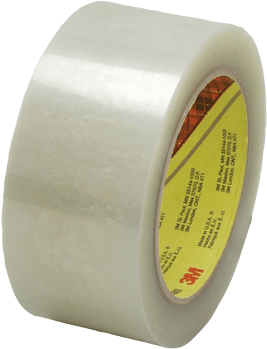 Scotch 355 Carton Tape,polyester,clear,48mm X 50m (492x392), Png Download