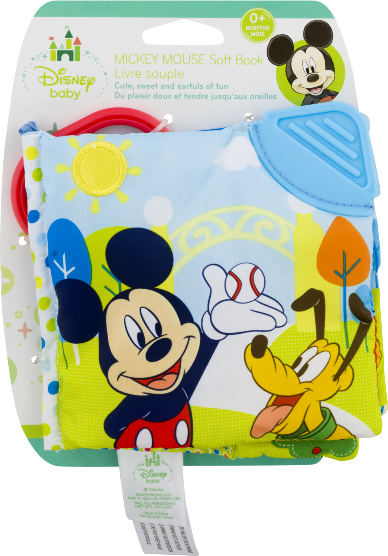 Kids Preferred Mickey Mouse Soft Book (1800x1800), Png Download
