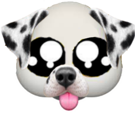 Emoji Dog Image - Filtros De Snapchat Png (500x500), Png Download
