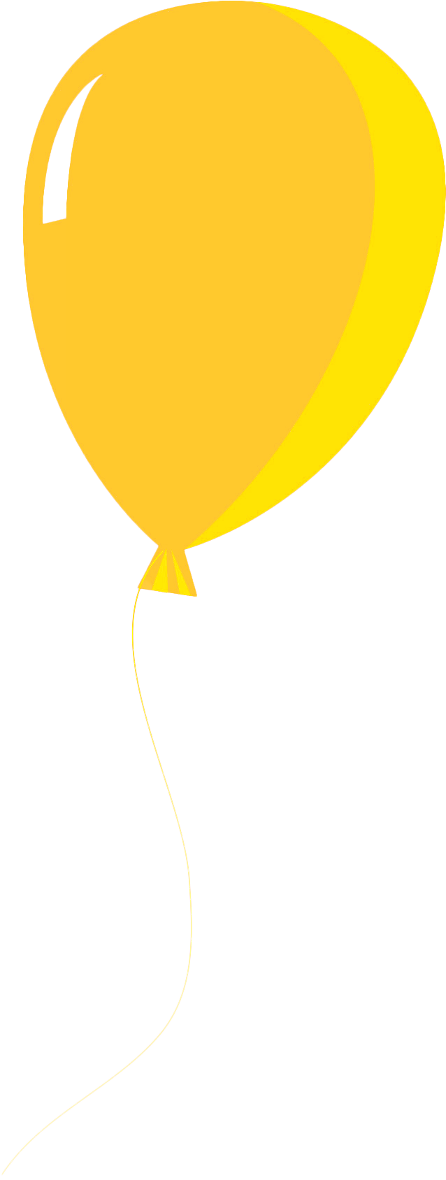 Yellowballoon - Sticker (1275x1920), Png Download