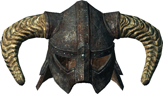 Skyrim Iron Helmet Png - Iron Helmet Skyrim (696x696), Png Download
