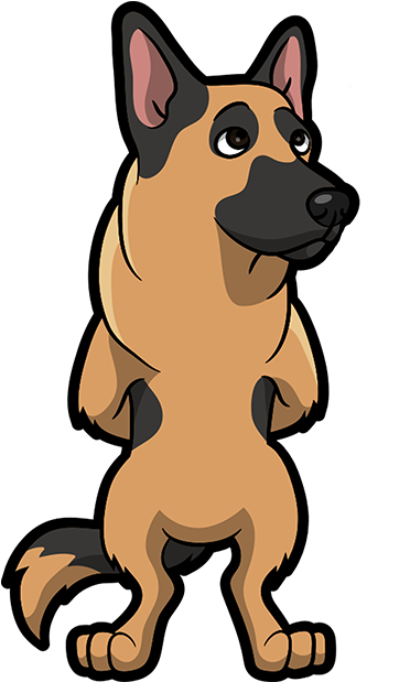 German Shepherd Emoji & Stickers Messages Sticker-1 - German Shepherd Emoji Png (618x618), Png Download