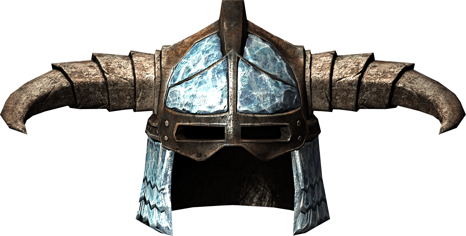 Skyrim Stalhrim Helmet (1517x768), Png Download