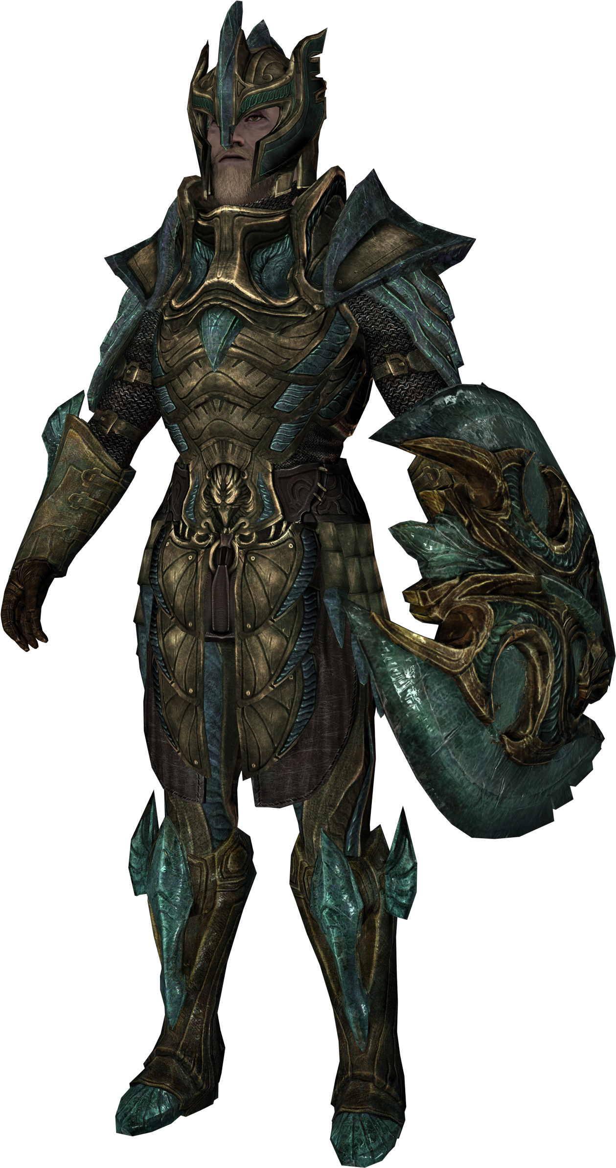 Skyrim Character Png Svg Royalty Free Stock - Glass Armor Skyrim (1800x2400), Png Download