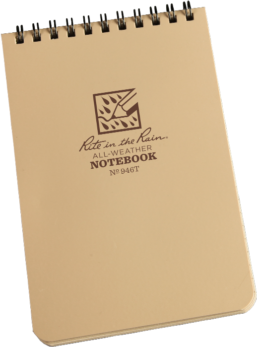 Top-spiral Notebooks - 4 X 6 Pocket Notebook (700x700), Png Download