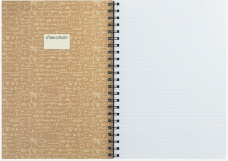 A5 Notebook With Spiral - Notebook (800x800), Png Download