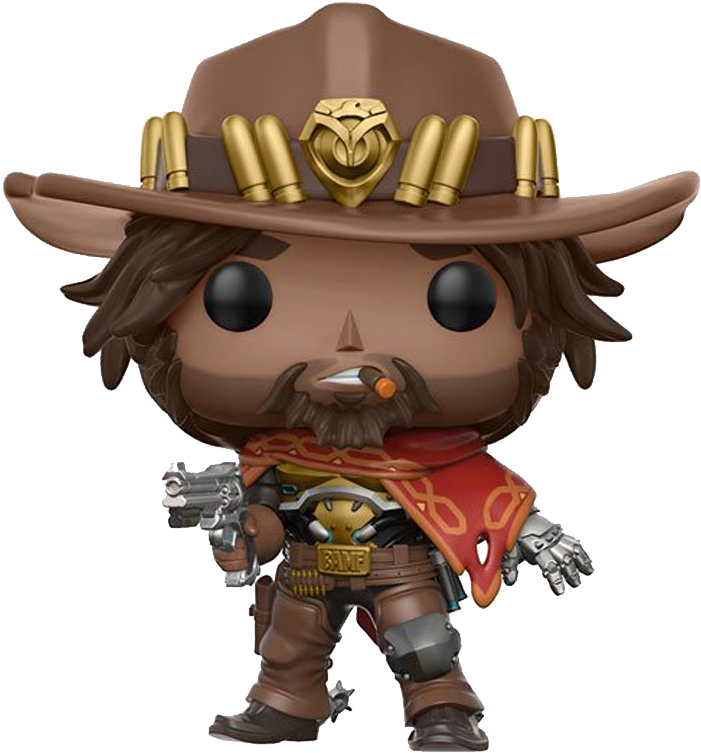 Vinyl Overwatch - Mccree - Overwatch Mccree Pop Figure (800x778), Png Download
