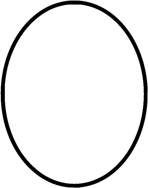 Círculo Hexágono Octógono Óvalo Pentágono Rectángulo - Circle (526x669), Png Download